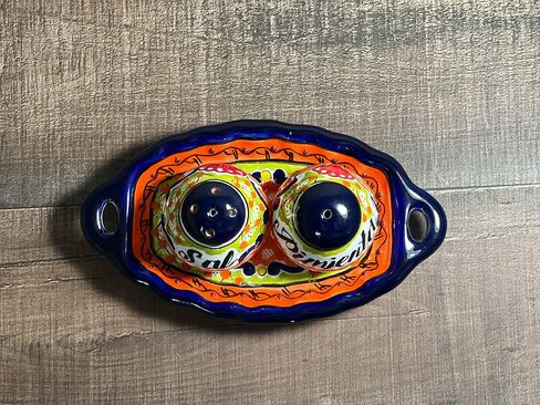 Salt and Pepper Handmade Talavera Shaker in Kuwait