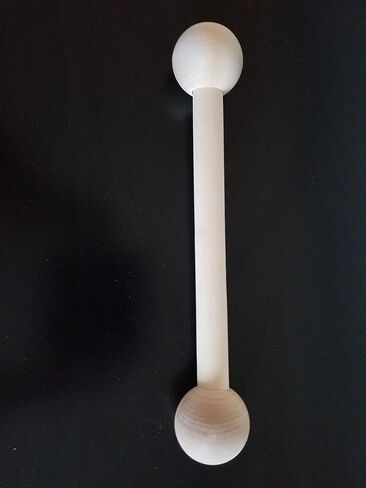 Dowel Cap End 2" Diameter with 7/8" Hole wooden shapes (Package of 2) 2 inch Wooden Ball Unfinished Wood 7/8" dowel hole in Saudi Arabia