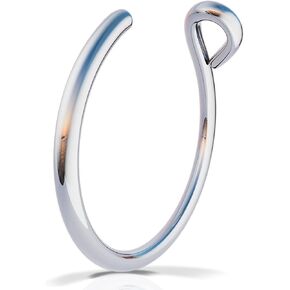 Fake Lip Piercing 14k Gold Filled, 20G Thickness and 8mm Diameter, Fake Nose Ring Hoop for Faux Lip Septum Nose rings