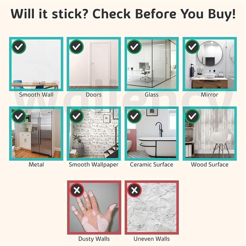 ملصقات جدارية على شكل دجاجة Wallency - ملصق حائط غير لامع - ملصقات جدارية بألوان مائية، ديكور حضانة شمالية، ديكور جدار المزرعة الريفية - انزع والصق، ملصقات حائط قابلة للإزالة - مجموعة من 42 ملصقًا in Kuwait