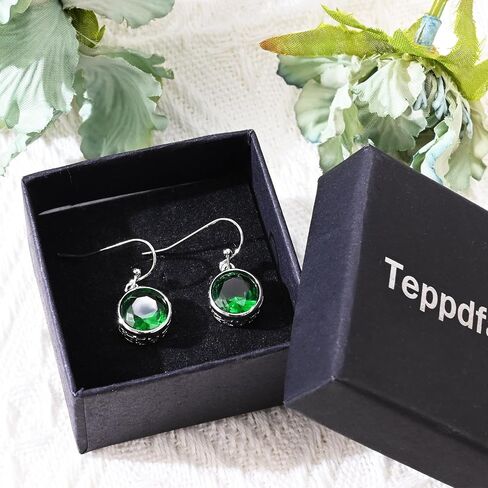 Silver Aquamarine Dangle Earrings for Women Hypoallergenic Blue Birthstone Earrings Handmade Aquamarine Jewelry for Women Trendy Fashion in Kuwait