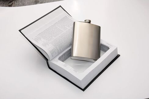 Book of Mormon Book Safe w/ 8oz Hidden Flask - Funny Gift - Genuine with Real Pages - Pearl of Great Price - Secret Hollow Diversion Storage in Saudi Arabia