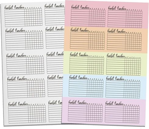 ملصقات تعقب العادة للمجلات والمخططين in Kuwait