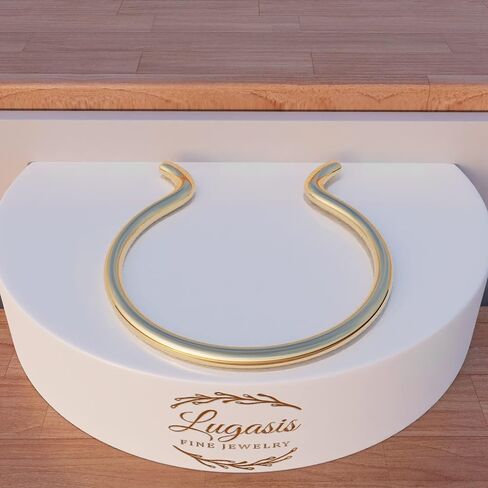 Gold Clip on Septum Piercing - Looks Real Piercing Handmade 14k Gold Fake Septum Ring - 8mm Thin 20 Guage Gold Faux Piercing Hoop - No Piercing Needed in Saudi Arabia