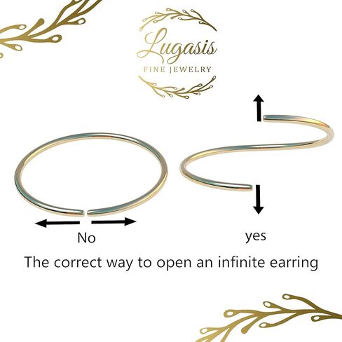 Gold Clip on Septum Piercing - Looks Real Piercing Handmade 14k Gold Fake Septum Ring - 8mm Thin 20 Guage Gold Faux Piercing Hoop - No Piercing Needed in Saudi Arabia
