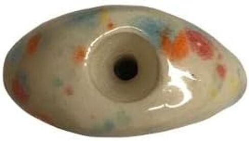 Ceramic Smoke Stone Hand Rolled Unfiltered Cigarette Holder Pastel Multicolored Effect Unique in Saudi Arabia