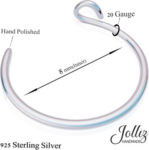 Tiny Gold Faux Nose Ring - clip on nose hoop - 20 Gauge 14k Gold Filled clip on Nose Piercing hoop in Kuwait