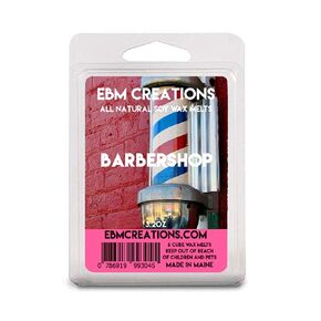 صالون الحلاقة - شمع الصويا الطبيعي المعطر بالكامل - 6 مكعبات صدفي 3.2 أونصة معطرة للغاية! in Kuwait