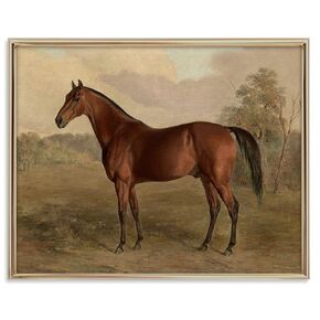 Equestrian Wall Decor - Horse Art Print for Home Decor - Antique Horse Riding Wall Artwork Decoration Farmhouse Country Wall Art for Home Decor - 11x14 inches, Ready to Frame