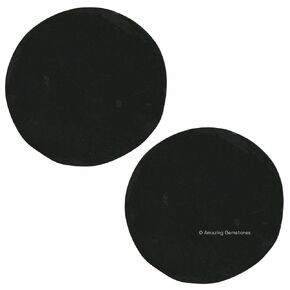 Premium Shungite Sticker, 2 Piece Set for Protection, Specifically Designed Protection for Cell Phone, Reliable Blocker for Cell Phone, Safeguard Against Harmful Radiation (Round)