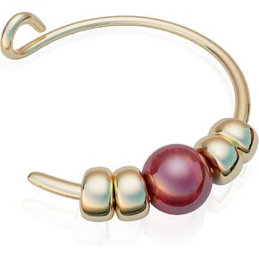 Gold Clip on Nose Ring - Comfortable 7mm Handmade Fake nose ring with a small 2mm Blue Opal - Thin 24g No Piercing Needed 14k Gold Filled Faux Nose Piercing in Saudi Arabia