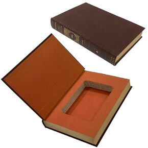 Vintage Book Safe - Hollow Book Safe Secret Storage - Hidden Diversion Gift Box - - Made from a Real Genuine Book -"Masterplots Digests of World Literature" by Salem Press in Saudi Arabia