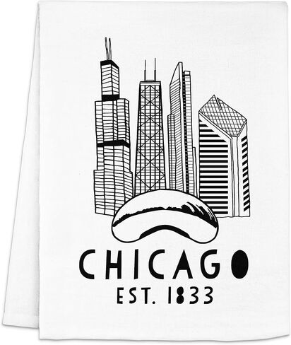 Moonlight Makers Kitchen Towels, Los Angeles Skyline, Flour Sack Dish Towel, Farmhouse Home Decor, Bar Tea Towels, Gray Dish Towel in Kuwait