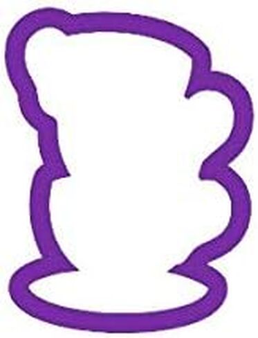 قاطعة بسكويت أكواب الشاي المكدسة - قاطعة بسكويت فنجان الشاي - قاطعة بسكويت الأكواب - قاطعة بسكويت المشروبات in Kuwait