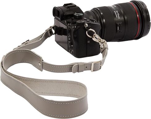 Personalized Leather Camera Straps for Photographers - Comfortable Neck and Shoulder Camera Strap for DSLR Cameras - Unique Handmade Photographer Gifts for Women and Men (Navy Denim) in Saudi Arabia