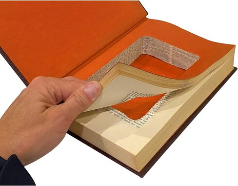 Vintage Book Safe - Hollow Book Safe Secret Storage - Hidden Diversion Gift Box - - Made from a Real Genuine Book -"Masterplots Digests of World Literature" by Salem Press in Saudi Arabia