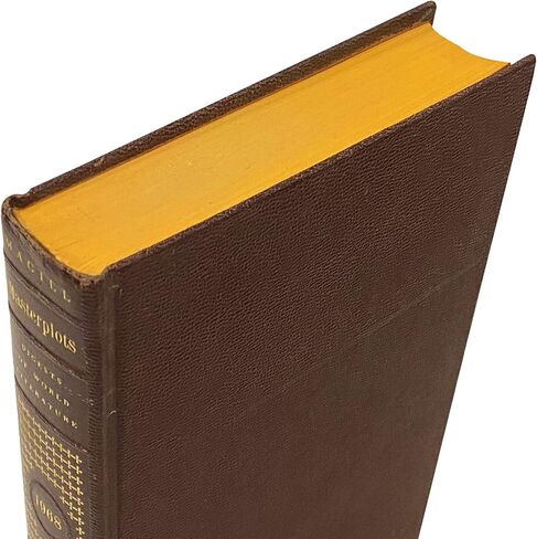 Vintage Book Safe - Hollow Book Safe Secret Storage - Hidden Diversion Gift Box - - Made from a Real Genuine Book -"Masterplots Digests of World Literature" by Salem Press in Saudi Arabia
