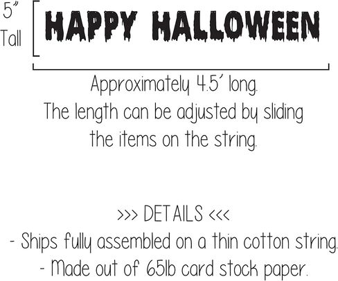 لافتة عيد الهالوين السعيدة، لافتة الهالوين البرتقالية، ديكورات الهالوين البرتقالية، زينة الهالوين، حفلة الهالوين، لافتة الهالوين المخيف، عيد الهالوين السعيد، الهالوين in Kuwait