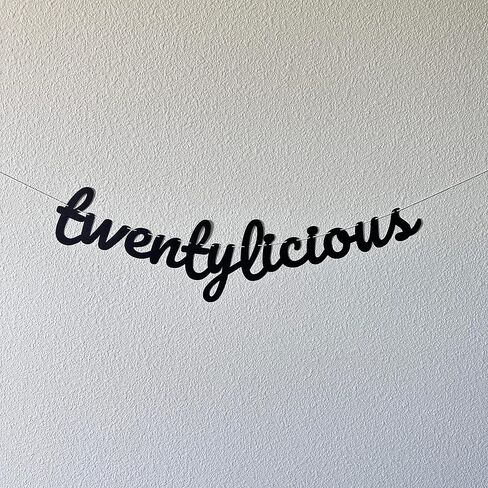 Twentylicious، لافتة عيد الميلاد العشرين، زينة عيد الميلاد العشرين، لافتة Twentylicious، عشرين، ديكور الحفلات in Kuwait