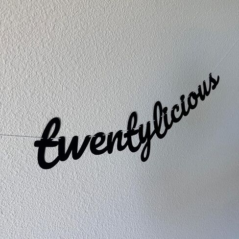 Twentylicious، لافتة عيد الميلاد العشرين، زينة عيد الميلاد العشرين، لافتة Twentylicious، عشرين، ديكور الحفلات in Kuwait