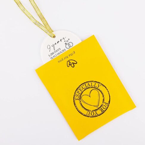 1 Year Anniversary Ornament, Gifts for Him 1st Anniversary, Husband 1st Anniversary Gifts for Couple, Boyfriend, Girlfriend First Anniversary Marriage Paper Anniversary Keepsake for Wife in Saudi Arabia