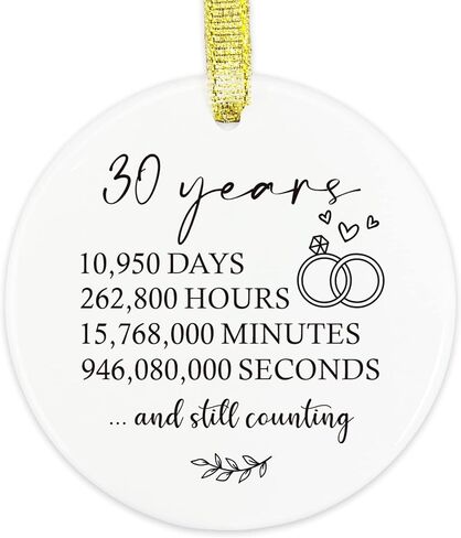 1 Year Anniversary Ornament, Gifts for Him 1st Anniversary, Husband 1st Anniversary Gifts for Couple, Boyfriend, Girlfriend First Anniversary Marriage Paper Anniversary Keepsake for Wife in Saudi Arabia