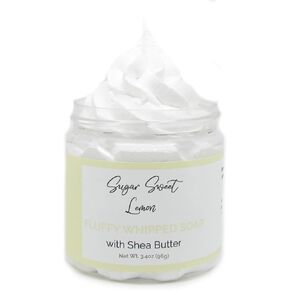 Sugar Sweet Lemon Whipped Soap Sugar Scrub | Body Scrub | Whipped Scrub | Gift for Her in Kuwait