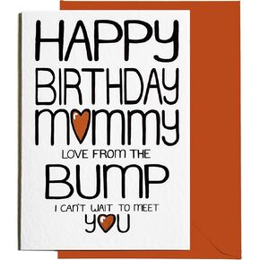 بطاقة عيد ميلاد للأم الحامل، الأم، الزوجة من عثرة، الزوج in Kuwait