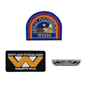 USCSS NOSTROMO Embroidered Iron On Patches Halloween Costume DIY in Saudi Arabia