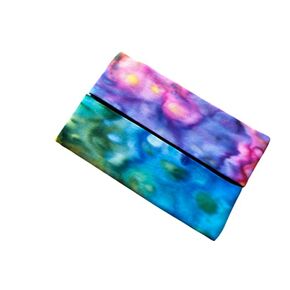 Batik Rainbow Fabric Pocket Size Travel Tissue Holder in Saudi Arabia