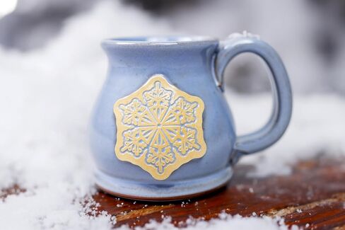 SHS Snowflake Mug USA Handmade 12oz Coffee Mug (Sector Crystal) in Kuwait