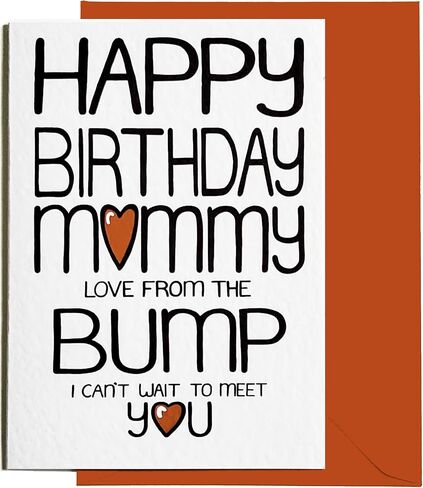 بطاقة عيد ميلاد للأم الحامل، الأم، الزوجة من عثرة، الزوج in Kuwait