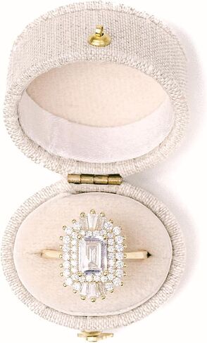 Small Oval Hinged Ring Box (Dark Dusty Pink) in Saudi Arabia