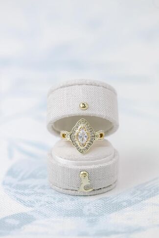 Small Oval Hinged Ring Box (Dark Dusty Pink) in Saudi Arabia