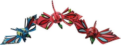 تنين حيوان بوبلهيد المكسيكي، مجموعة منحوتات نحت الخشب الشعبية المكسيكية برأس بوبل، مجموعة تماثيل حيوانات مكسيكية من ديكور فني ألبريجي in Kuwait