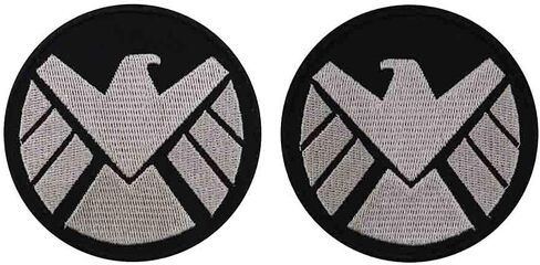 Halloween Costume S.H.I.E.L.D. Embroidered Iron On Patches in Saudi Arabia