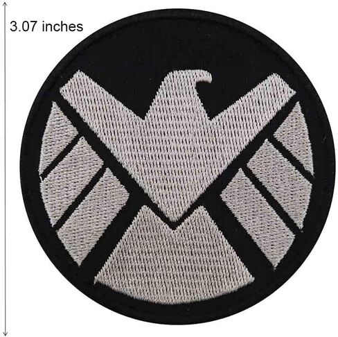 Halloween Costume S.H.I.E.L.D. Embroidered Iron On Patches in Saudi Arabia