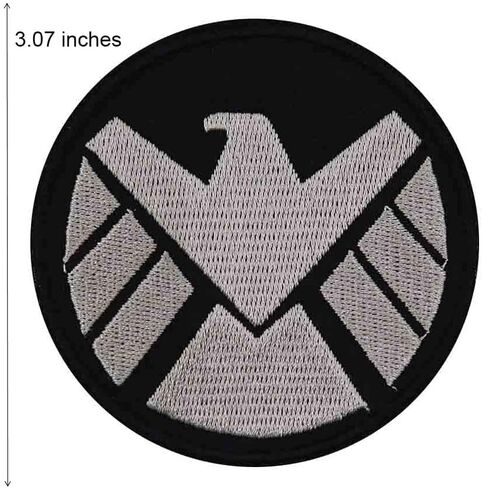 Halloween Costume S.H.I.E.L.D. Embroidered Iron On Patches in Saudi Arabia