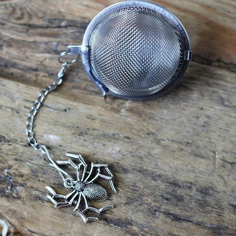 Spider tea ball infuser for herbal tea, Tea infuser charm, Tea Strainer insect pendant in Saudi Arabia