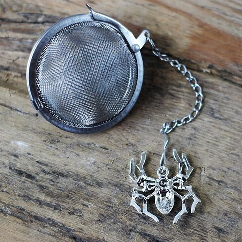 Spider tea ball infuser for herbal tea, Tea infuser charm, Tea Strainer insect pendant in Saudi Arabia