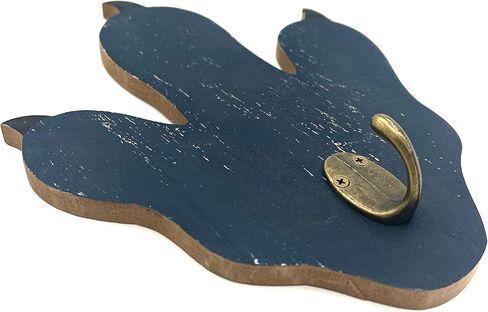 شماعة معطف للأطفال ببصمة ديناصور - ديكور حمام ديناصور - خطاف حقيبة ظهر لتنظيم الفصول الدراسية لديكورات الديناصورات - ديكور جدار ديناصور لغرفة الأولاد - أزرق داكن in Kuwait