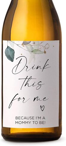 Pregnancy Reveal Wine Label for Family and Friends, Baby Announcements Gifts, Wine Bottle Stickers, We're Having a Baby Cards, Promoted to Grandfather, Im Pregnant in Saudi Arabia