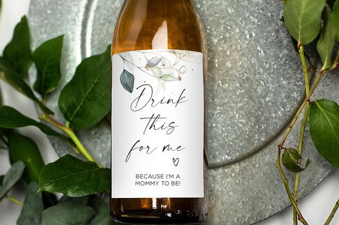 Pregnancy Reveal Wine Label for Family and Friends, Baby Announcements Gifts, Wine Bottle Stickers, We're Having a Baby Cards, Promoted to Grandfather, Im Pregnant in Saudi Arabia
