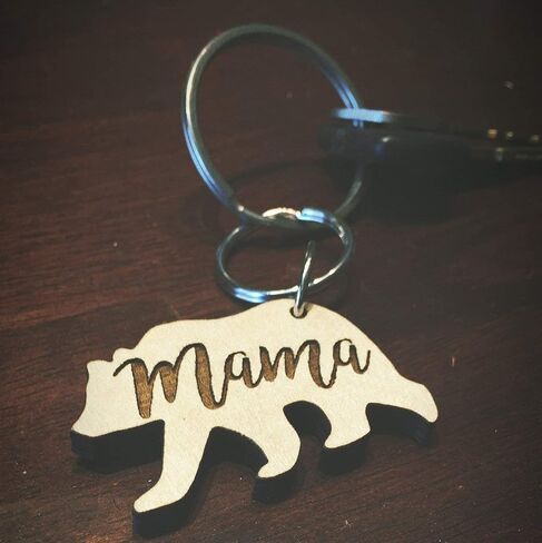 ماما الدب سلسلة المفاتيح هدية عيد الأم | هدية صغيرة لطيفة في اللحظة الأخيرة لحلقة مفاتيح أمي in Kuwait