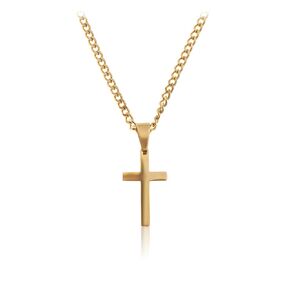 Made by Nami Necklace for Men with or without various Pendants - Mens High-Quality Stainless Steel Necklace Chain 23" - Gold Silver Gun-Metal Black - Handmade Surfer Jewelry (Black Compass) in Saudi Arabia