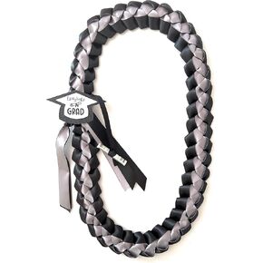 Graduation Leis with Money Holder (Black, Silver) in Saudi Arabia
