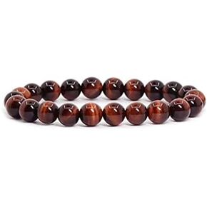 African Turquoise Bracelets (8mm), Natural Round Gemstones Bracelets For Wellness in Kuwait