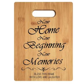 House Warming Cutting Board, Housewarming Gifts for New House, New Home Gift, First Home Gift, New Home New House Cutting Board Gift, 13"x 9.5" (New Home) in Saudi Arabia