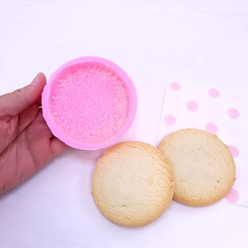 Shortcake round cookie silicone mold | Soap | Candle | Mold for Wax | Mold for Resin in Saudi Arabia