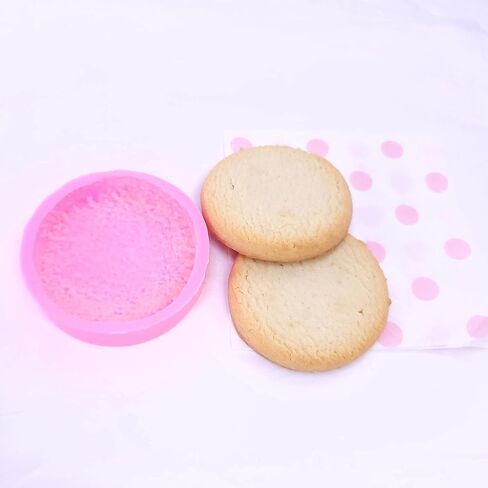 Shortcake round cookie silicone mold | Soap | Candle | Mold for Wax | Mold for Resin in Saudi Arabia